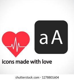 ABC vector icon 