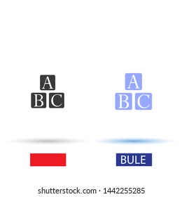 abc Vector icon . Lorem Ipsum Illustration design