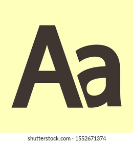 ABC vector icon . Lorem Ipsum Flat Design