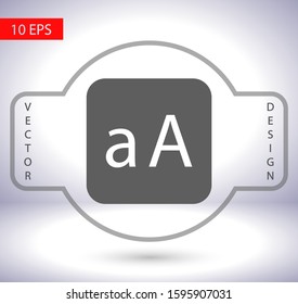 ABC vector icon , lorem ipsum Flat design