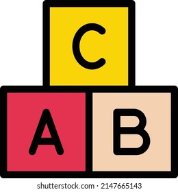 ABC Vector illustration on a transparent background. Premium quality symbols. Stroke vector icon for concept and graphic design.