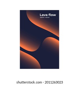 Abctract background. Lava flow. Wallpaper. Backdrop. Eps10 vector