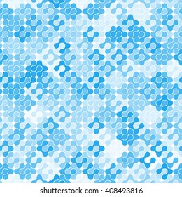 Abctract Colorful Connections Elements Seamless Background Vector illustration