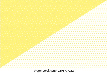 Abctract geometric background. Minimal yellow backdrop. Trendy design
