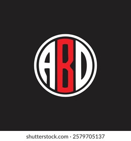 ABD letter logo creative design with vector graphic, ABD unique design