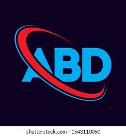 ABD letter logo design, A B D letter logo.