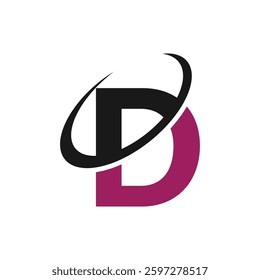 A.B.D Letter Logo Design illustration  template
