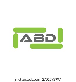 ABD letter logo design on black background. ABD creative initials letter logo concept. ABD letter design