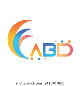 ABD letter technology logo design on white background. ABD creative initials letter business logo concept. ABD uppercase monogram logo and typography for technology, business and real estate brand.

