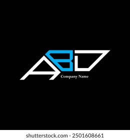 ABD logo design, ABD simple and modern logo. ABD luxurious alphabet design  