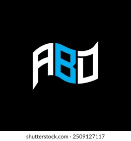 ABD logo design, ABD simple and modern logo. ABD luxurious alphabet design  
