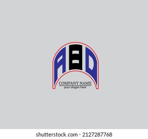 ABD,abd three letters logo design, real estate construction home realty house building,
 geometric monogram minimalist logo, vector template