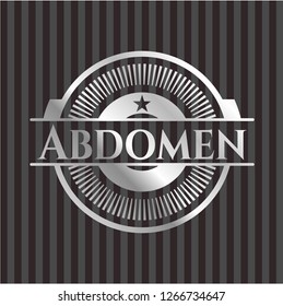 Abdomen silver emblem