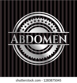 Abdomen silvery shiny emblem