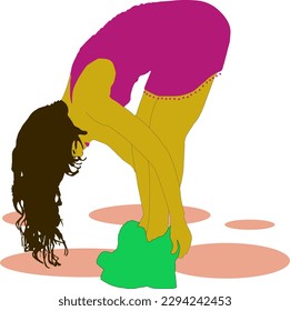 Abdominal and back bending exercises to press the bones