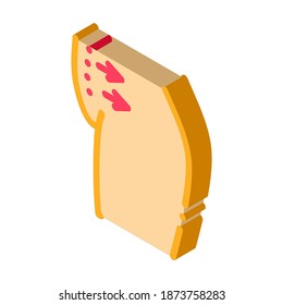 abdominal liposuction icon vector. isometric abdominal liposuction sign. color isolated symbol illustration