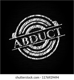 Abduct on chalkboard