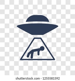 Abduction icon. Trendy Abduction logo concept on transparent background from Astronomy collection