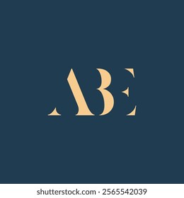 ABE abstract letter logo design. This logo is designed by three abstract letters.