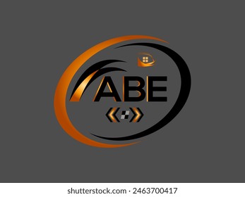 ABE letter logo creative design. ABE Corporate Typography monogram logo. -vector Design.