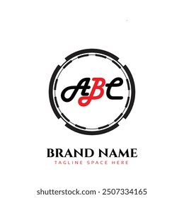 ABE logo. A B E design. White ABE letter. ABE, A B E letter logo design. Initial letter ABE linked circle uppercase monogram logo.