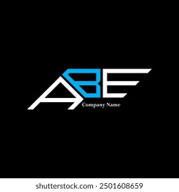 ABE logo design, ABE simple and modern logo. ABE luxurious alphabet design  