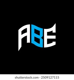 ABE logo design, ABE simple and modern logo. ABE luxurious alphabet design  
