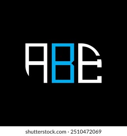 Design de logotipo ABE, logotipo simples e moderno ABE.
 Design de alfabeto luxuoso da ABE