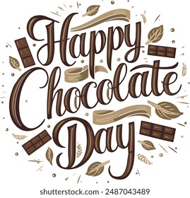 a-beautifully-crafted- world chocolate day vector-illustration 