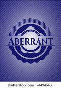 Aberrant with denim texture