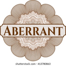 Aberrant linear rosette