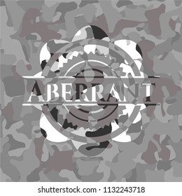 Aberrant on grey camo texture