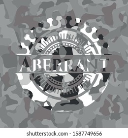 Aberrant on grey camo texture