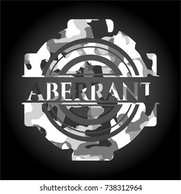 Aberrant on grey camo texture