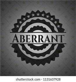 Aberrant realistic black emblem