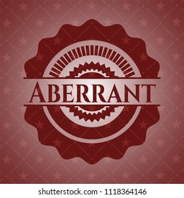 Aberrant realistic red emblem