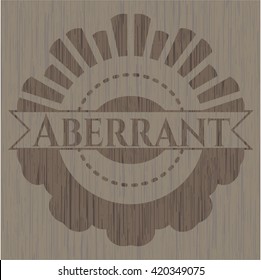 Aberrant realistic wood emblem