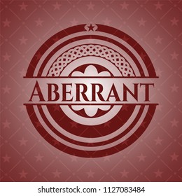 Aberrant retro red emblem