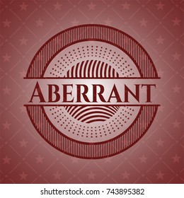 Aberrant retro red emblem