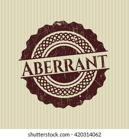 Aberrant rubber texture