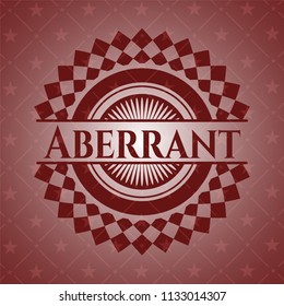Aberrant vintage red emblem