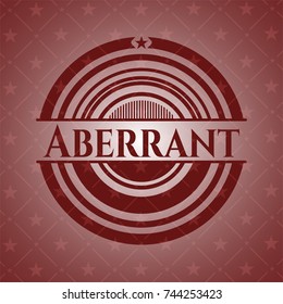 Aberrant vintage red emblem