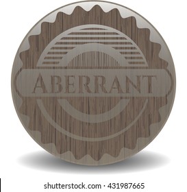 Aberrant wood emblem. Vintage.