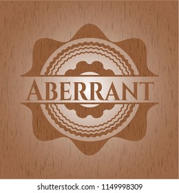 Aberrant wooden emblem