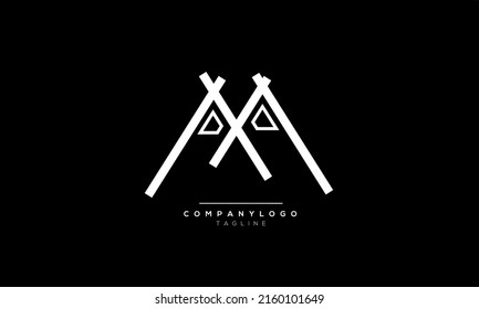 abet letters Initials Monogram logo AA, AA INITIAL, AA letter