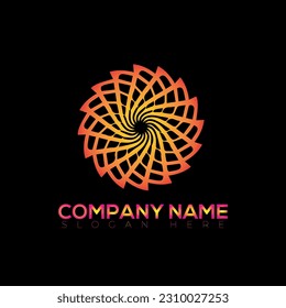 Abetruct vector logo illustration design