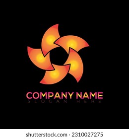 Abetruct vector logo illustration design
