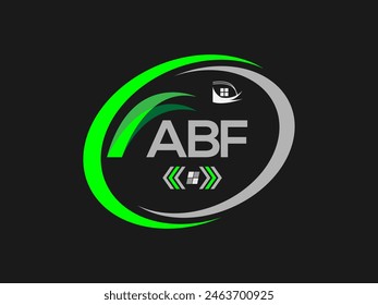 ABF-Buchstabe Logo kreatives Design. ABF Corporate Sound Typografy Monogram Logo. -Vektorgrafik Design.