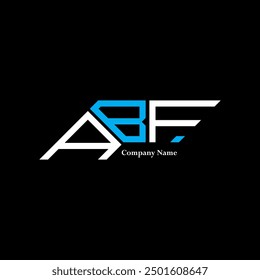 Diseño del logotipo de ABF, logotipo simple y moderno de ABF. Diseño de alfabeto de lujo ABF  