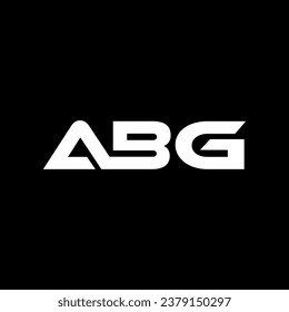 ABG A B G Letter Logo Design. a b g alphabet logo design svg